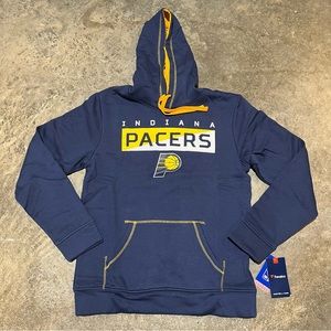 Fanatics Indiana Pacers Mens Hoodie Medium Basketball Sweatshirt Blue